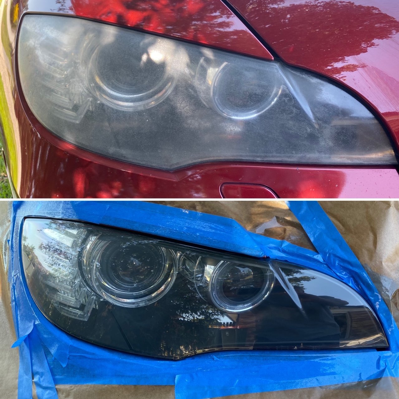 BMW Headlight Restoration