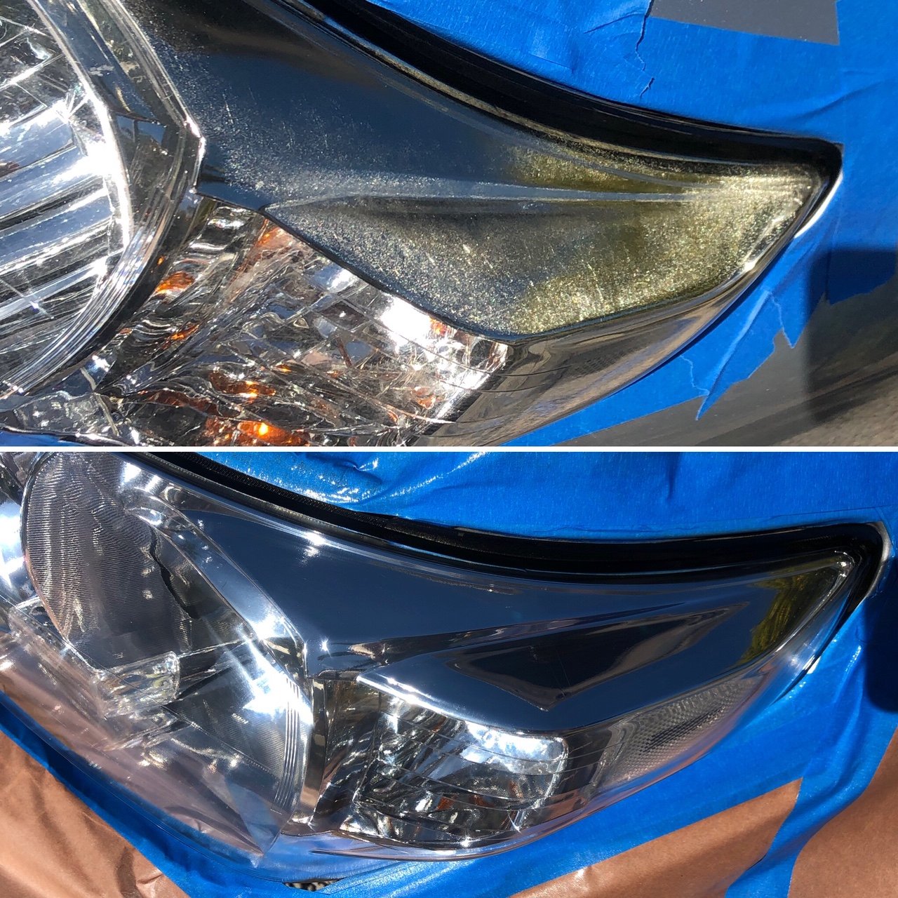 Headlight Restoration crazing repair