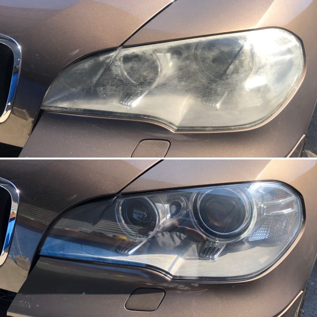 BMW headlight restoration