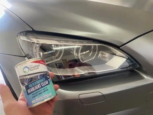 Headlight clear coat